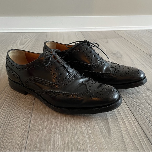 Church’s Burwood Polished Brogue Oxford Shoes - Picture 3 of 7